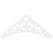 Ekena Millwork Pitch Genova Architectural Grade PVC Gable Pediment, 72"W x 30"H x 1"P (10/12) GPP072X030X100GEN - alternate 2